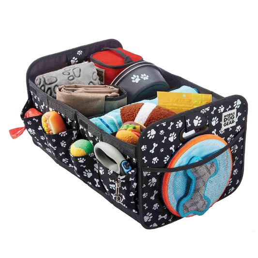 Dogssentials Collapsible Storage Organizer With Built-In Waste Bag Dispenser & 1 Bag Roll